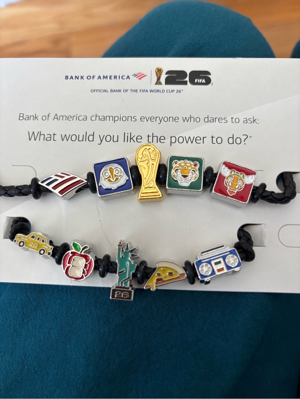 FIFA World Cup 26 Charm Bracelet Set - Multicolor